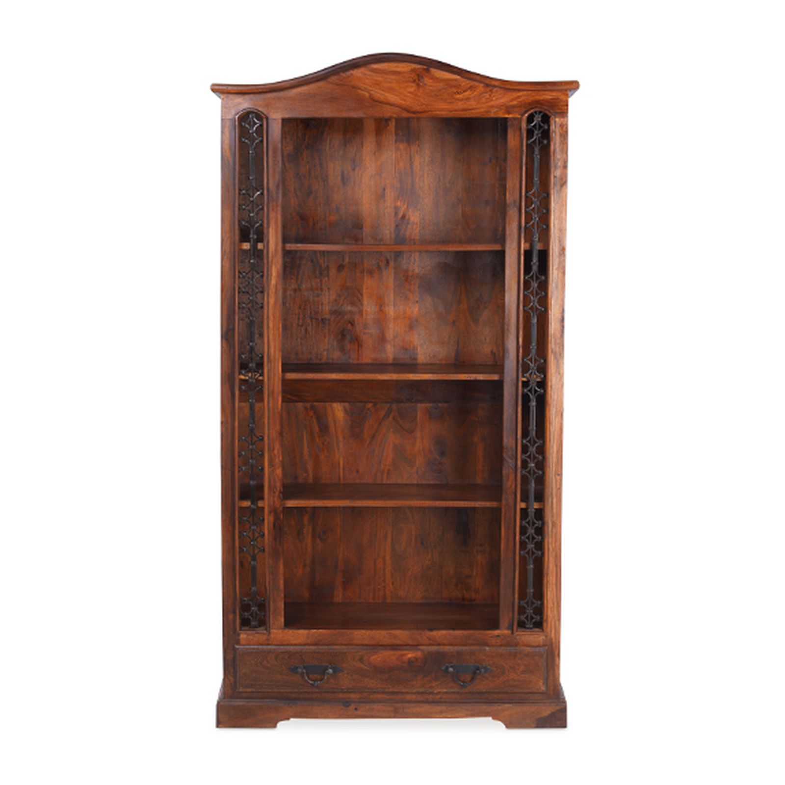 Nepal solid sheesham indian furniture large bookcase with drawer eBay